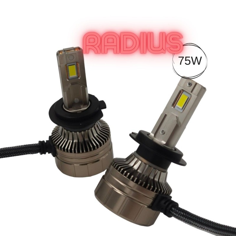 H7 75W LED Kit for Lenticular and Parabola Very High Power Definitive Radius AOZOOM