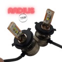 Kit Led H4 75w per Lenticolare e Parabola Altissima Potenza Definitivo Radius AOZOOM