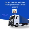 Kit de lámparas LED para camión H11 24V 55W 6000K