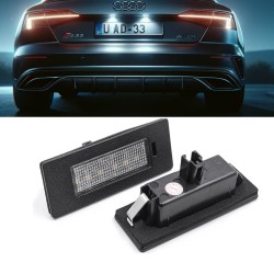 Lámparas Led Luces De Matrícula Para Audi Q5 Ii Específicas Serie Superior Canbus