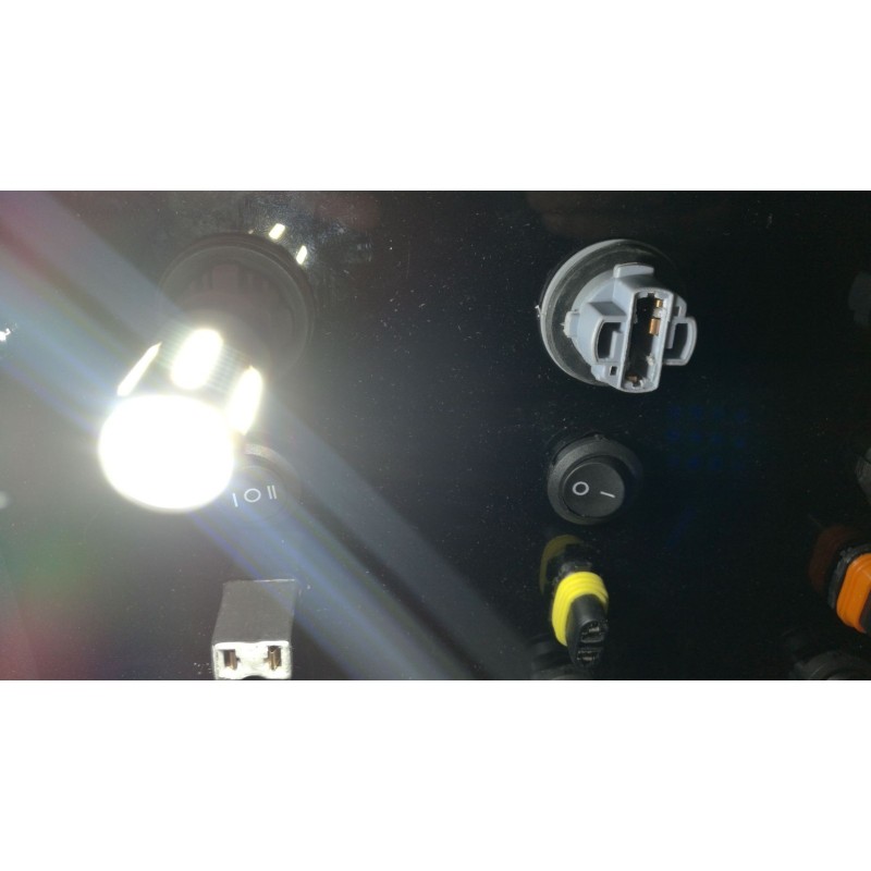 SUPER CANBUS LED T20 7440 BIANCO 66 LED 2016 1300lm 