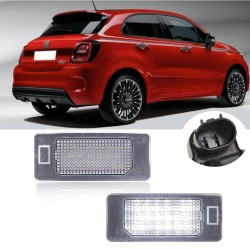Nueva Luz de Matrícula Fiat 500X Compatible Restyling 2022 Específica CANBUS