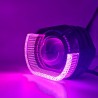 Luz LED para cubierta de cristal VELO con efecto rosa