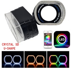 Cubierta Crystal 5D VELO O-SHAPE RGB para 2,5 pulgadas con cubiertas Arrow Switchback