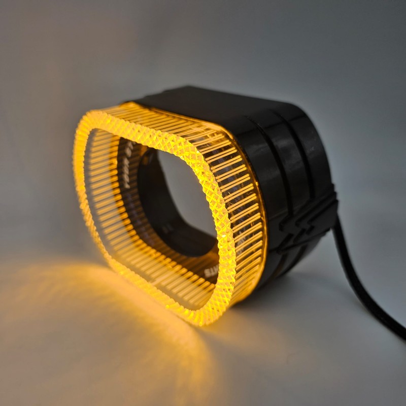 Arrow Cover Crystal 5D VELO O-SHAPE White Orange For 3 Inch With Arrow Welcome Switchback shrouds