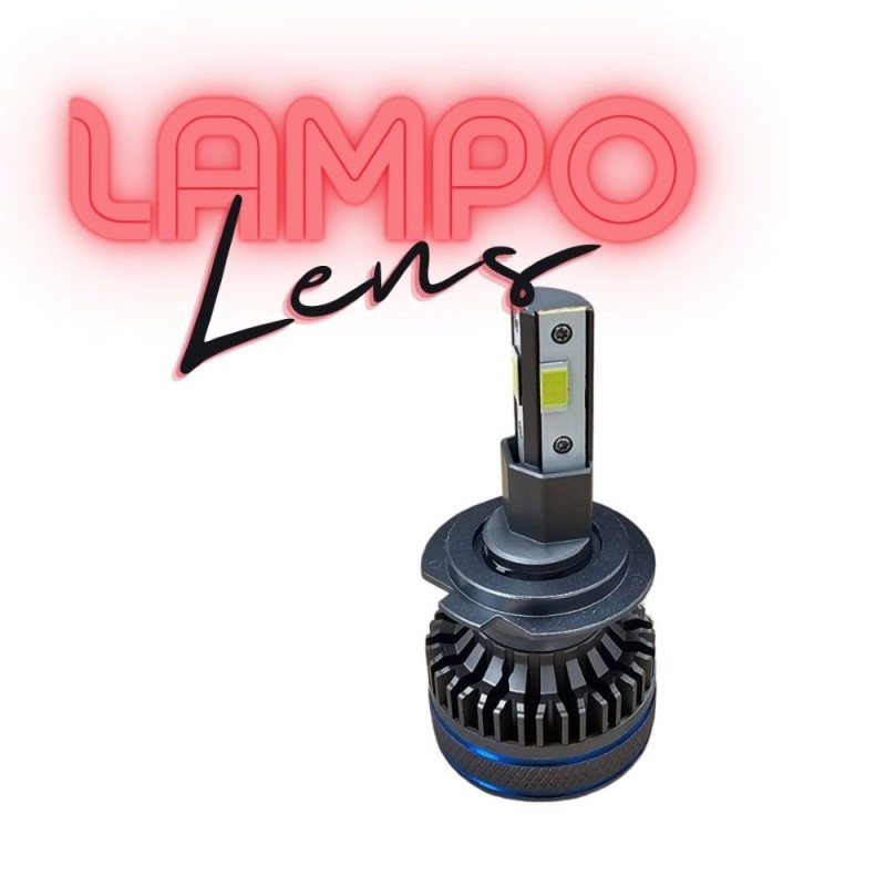 KIT FULL LED H7 13600 Lumen A6 LAMPO Lens