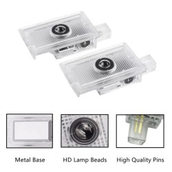 Dodge Door Logo Projector LED Wireless No Holes Plug and Play High Definition