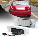 Plafoniera Targa Led Kia Rio Placchetta Completa Lampade Bianca 6000k
