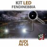 Bombillas antiniebla LED H7 para AUDI A6 C6 del 2004 al 2008 Kit tecnología CANBUS Luz Blanca 6000k