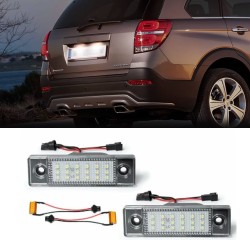 BOMBILLAS LED PARA LUZ DE MATRÍCULA para CHEVROLET Captiva serie TOP CANBUS específica