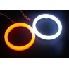 2 Angel Eyes LED COTTON 75 MM BIANCO ARANCIO