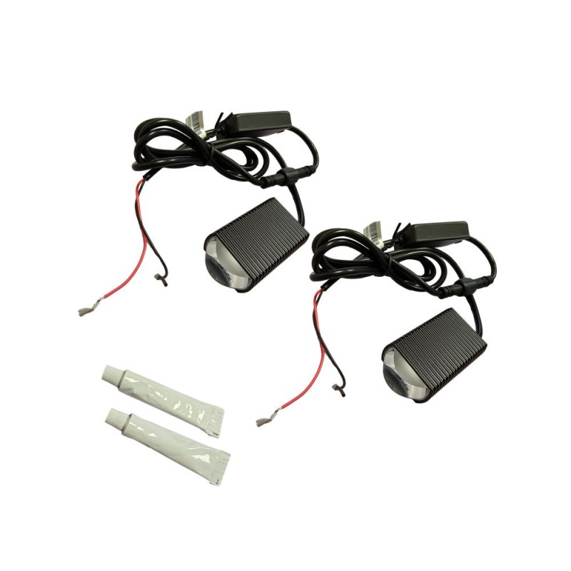 Mini proyector láser SQL para parrilla de coche, 12V, 6000K, motocicleta