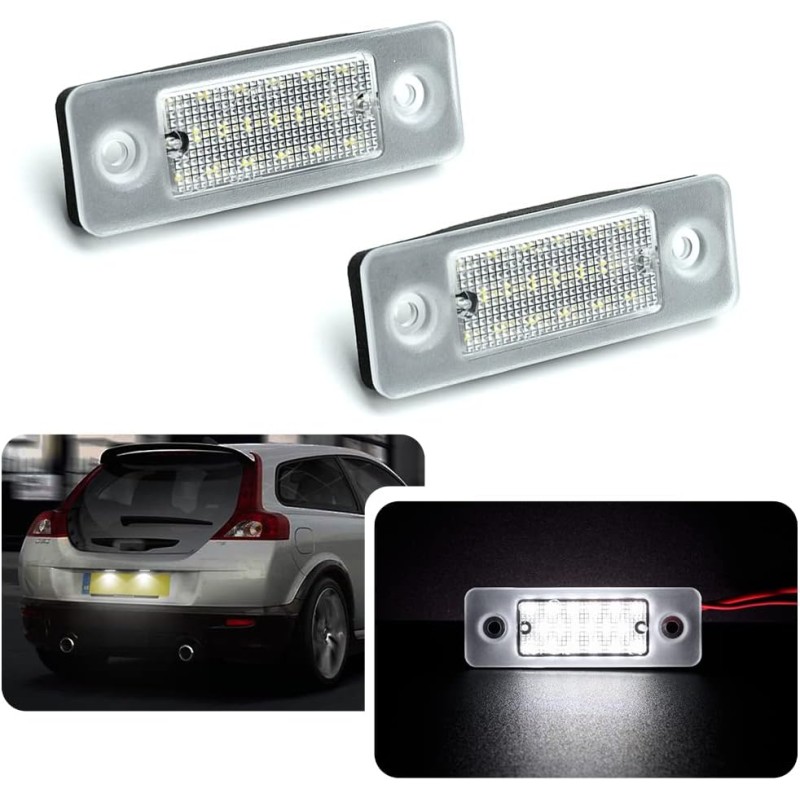 LAMPADE LED LUCI TARGA per VOLVO C30 Restyling specifico serie TOP CANBUS