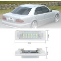 Plafoniera LED LUCI TARGA MERCEDES-BENZ Classe E W210 Lampade specifico serie TOP CANBUS