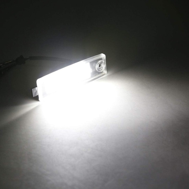 Efecto de luz Plafón LED TOYOTA Lexus Matrícula LED Tecnología CANBUS Kit 6000k Luz blanca