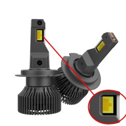 Lampade LED H7 Con Forma Del Chip a T 45W Specifico per Lenticolare no Ombre 6000k Maggiore Profondità