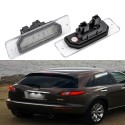 Plafoniere Luci Targa Led Infiniti Fx35 Fx45 Q45 I30 I35 Q70 Bianco Canbus 6000k