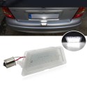 Lampade Led Targa Plafoniera OPEL Astra G (1998 - 2004) tecnologia CANBUS Kit 6000k Luce Bianca