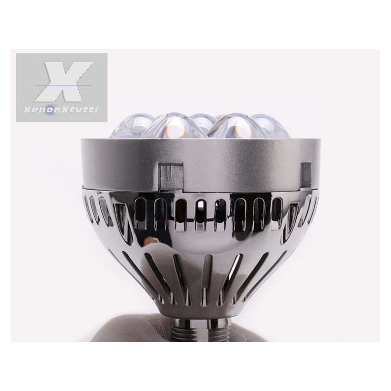 H4 H1 H7 2.5" LED LENTICULAR HEADLAMP HIGH LIGHT DRL DAYTIME LIGHT