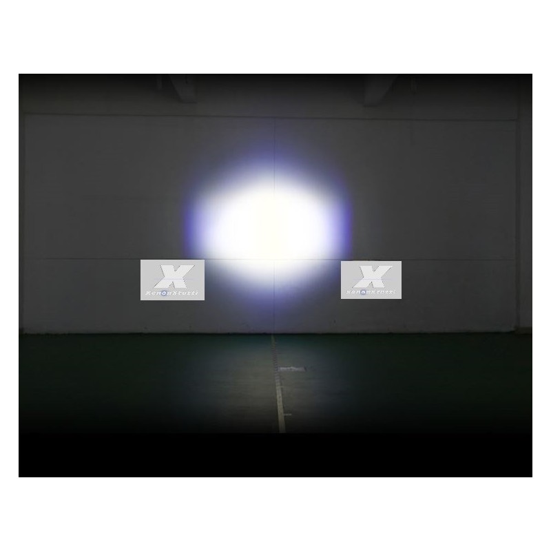 FARO LENTICULAR LED H4 H1 H7 2.5" ALTA LUZ DRL DÍA