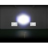 PROIETTORE LED LENTICOLARE H4 H1 H7 2,5" LUCE ALTA DRL DIURNO