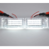 plafoniera accesa Lampade Led Targa  per AUDI A6 C5 (1997 - 2005) tecnologia CANBUS Kit 6000k Luce Bianca