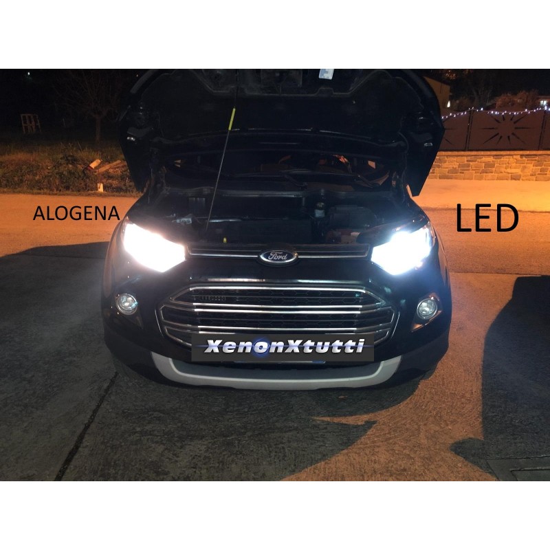 KIT LED COMPLETO FORD ECO SPORT H4 LUCES DE CRUCE Y LUZ DE CARRETERA