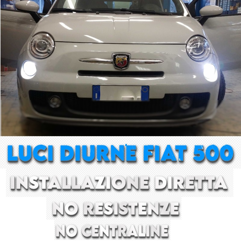 Fiat 500 C Canbus Posizioni Diurne KIT Installazione Diretta No Centraline No Resistenze