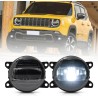 Faretti Fendinebbia Jeep Renegade Led 6000k Canbus Fog 68256470AA 5182426AA