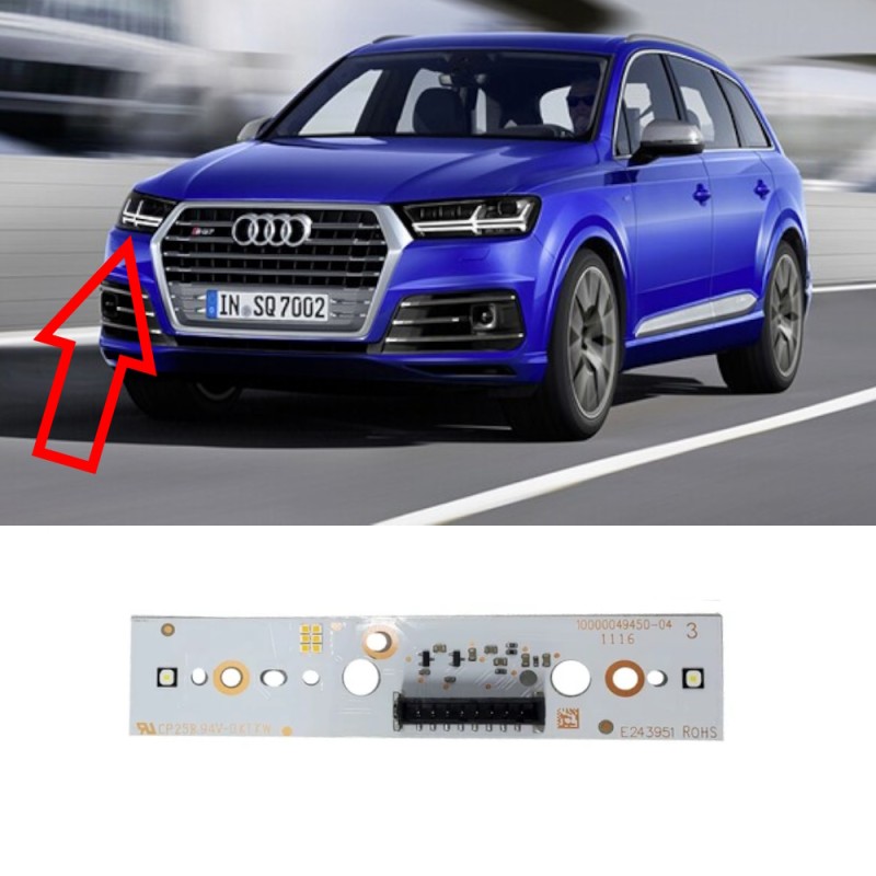 Led 10000049450-04 Destro Audi Q7 Luce di Posizione Marcia Diurna e Freccia Schedina