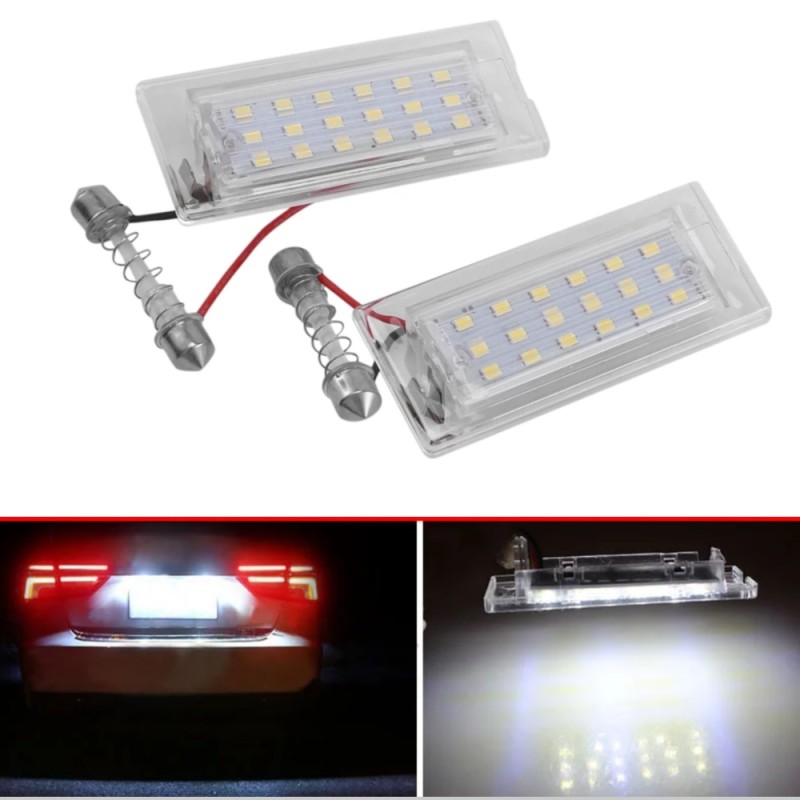 LED License Plate Lights for BMW E53 E83 Canbus 6000k Replacement Lights