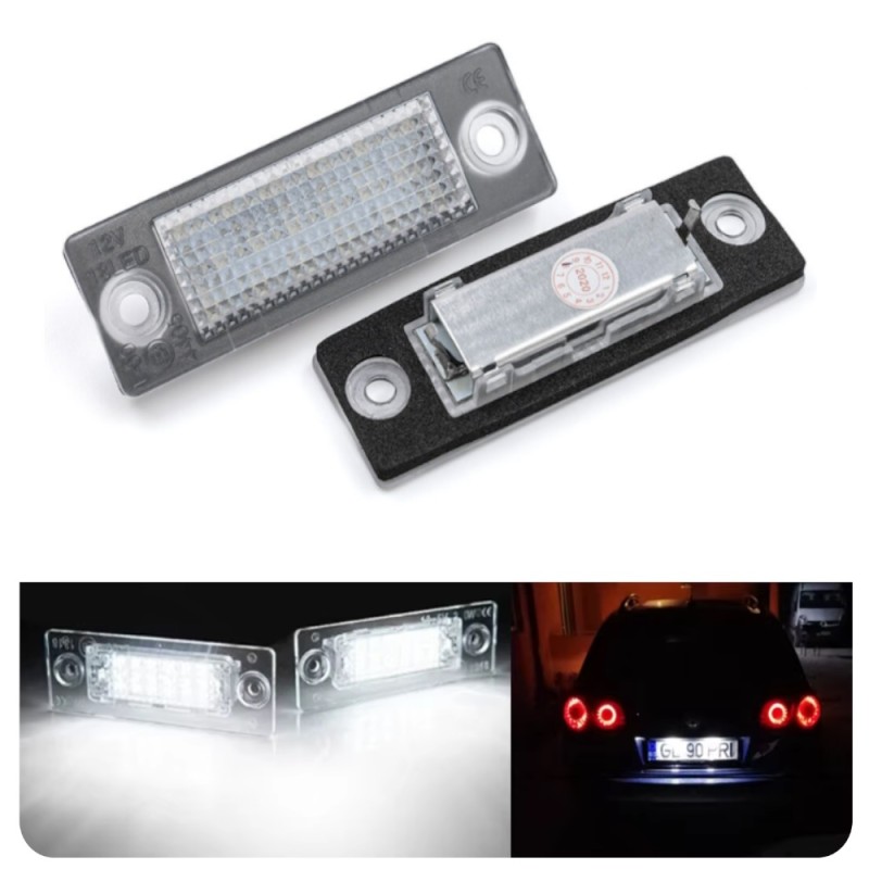 Plafoniera Targa Led Volkswagen Golf 5 Plus Placchetta Completa Bianca 6000k b5943021muslimb 3 b5998026 muslimate