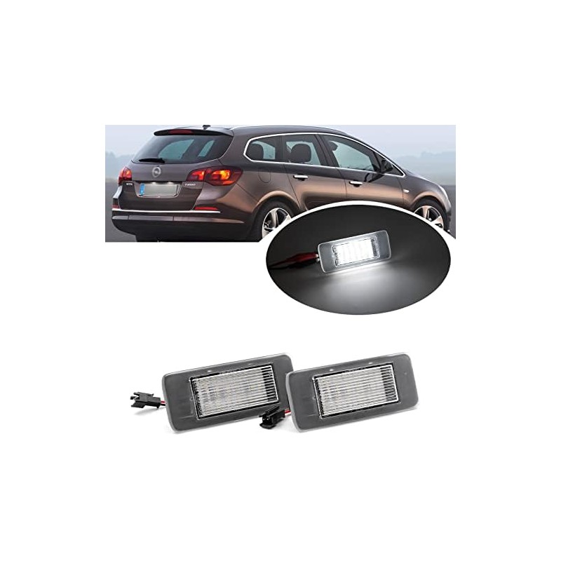 Lampade Led Luci Targa Per Opel Zafira C Specifico Canbus 13578958 13590043 13575641 1224037 1224006 2098026