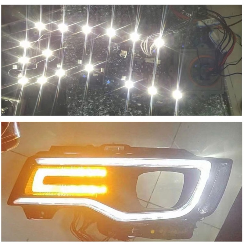 test riparazione Modulo Led JEEP Grand Cherokee Faro Sinistro Riparazione Luce Di Marcia Diurna DRL B007853-D