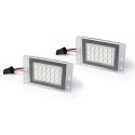 Plafoniera Luce Targa Led Volvo V70 XC 855 6000k Placchette Complete