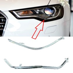 Acrylic Tube Light Guide Strip Light DRL Sinistro Audi A6 C7 13-15 Ricambio Faro Fibra Ottica