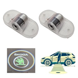 Proiettore Logo Led Sottoporta Skoda Octavia