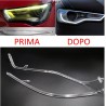 risultato prima e dopo Acrylic Tube Light Guide Strip Light DRL Sinistro Audi A6 C7 13-15