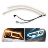 Drl Flessibile Flex Tube Decorativo Bianco Ambra 30Cm