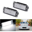 Lampade Led Targa Dacia Logan II tecnologia CANBUS 6000k Placchetta