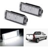 Lampade Led Targa Dacia Logan Pick-Up tecnologia CANBUS 6000k Placchetta