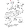 car position LED Headlight Modules Audi A1 8X0907472 Left Front DRL Daytime Running Lights