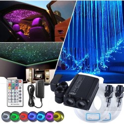 copy of Kit Starry Sky Fibra Óptica RGBW LED 16W 550 uds 0.75MM Bluetooth APP para Smartphone