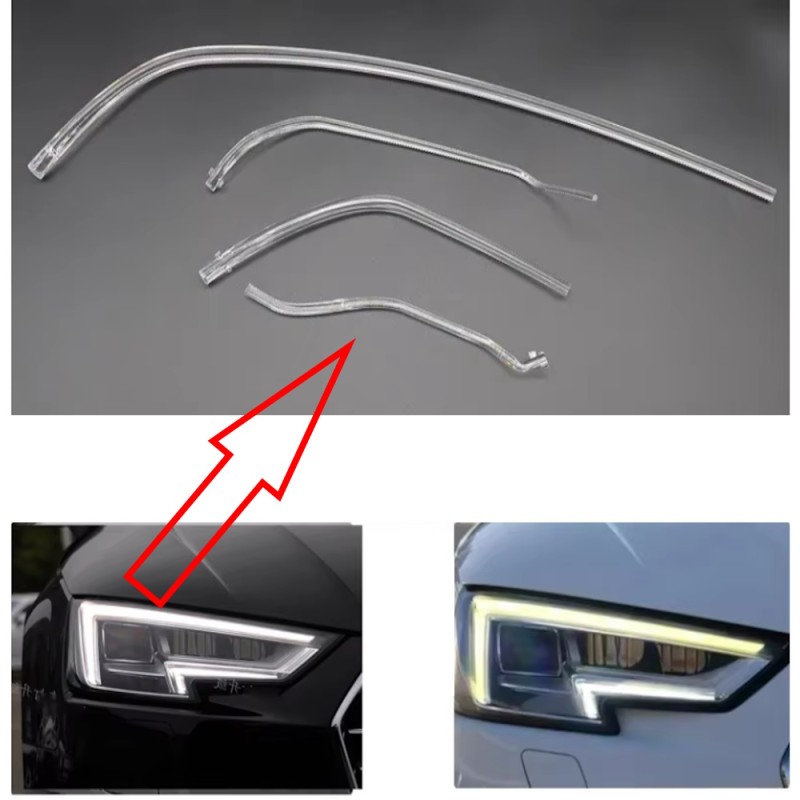 Acrylic Tube Light Guide Strip Light DRL Destro Audi A4 4L B9 Ricambio