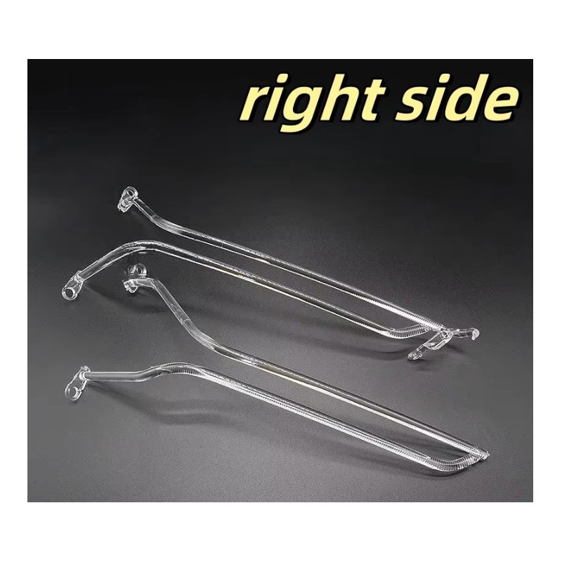 Plastic Fiber Optic Polycarbonate DRL Right Audi Q7 4M0941034 Replacement Headlight LED Acrylic Tube Guide Strip Light