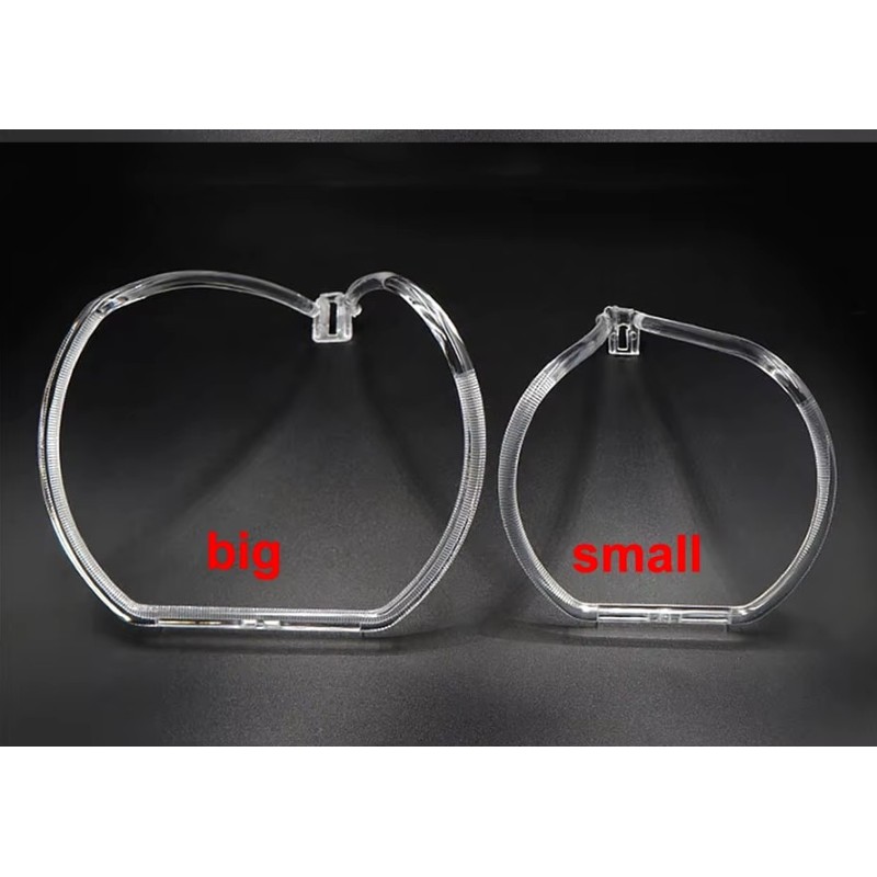 Front Fiber Optic Polycarbonate DRL Right BMW F48 Replacement Headlight Xenon Led Acrylic Tube Guide Strip Light