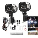 Fari Led Aggiuntivi Bi-Led M50 Anabbaglianti Abbaglianti 40W a Faretto