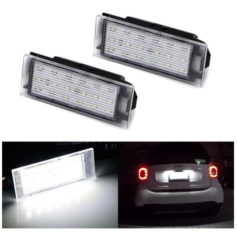 Lampade Led Targa SMART Fortwo III W453 tecnologia CANBUS