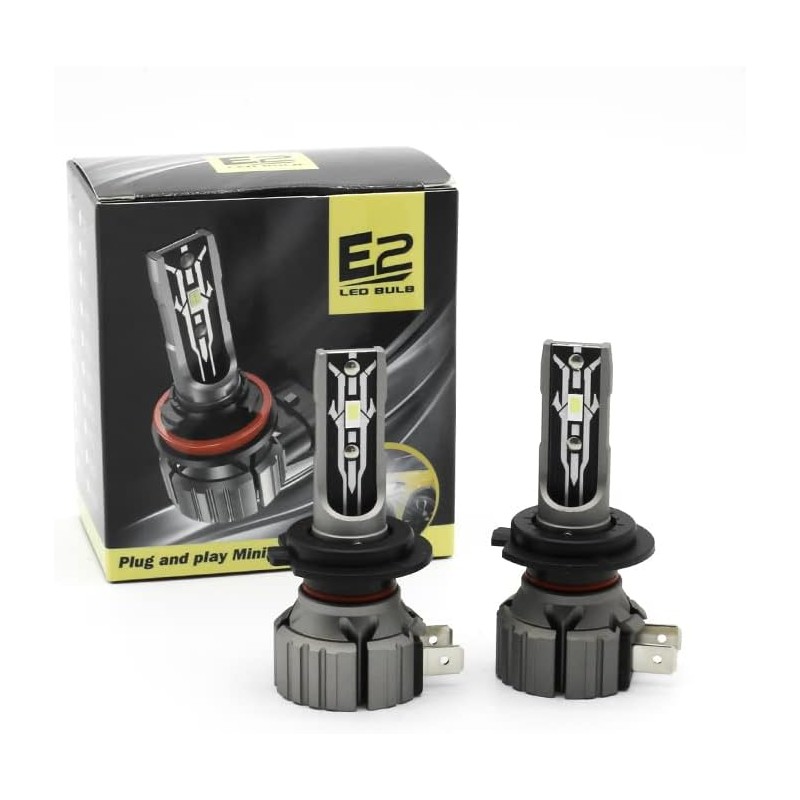 Lampade kit Led H7 E2 Canbus 6000k Plug & Play Luci Faro Auto