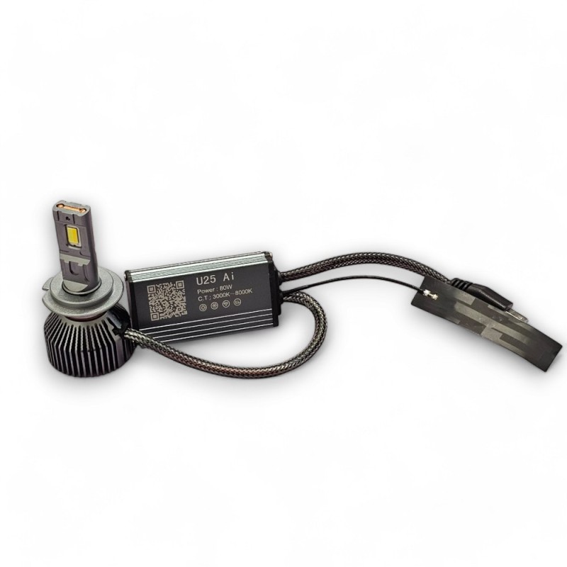 H7 Chameleon LED Kit 3000K 4300K 5000K 6000K and Lenticular Strobe and Parabola